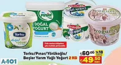 PINAR YARIM YAĞLI YOĞURT PINAR YARIM YAĞLI YOĞURT